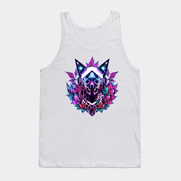 Cyberpunk Flowers Tank Top by CGI Studios